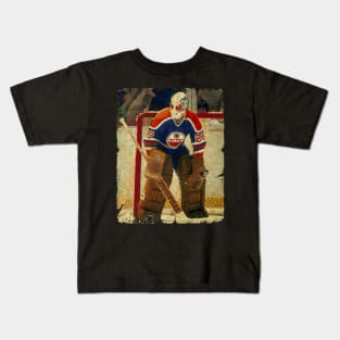 Dave Dryden, 1975 in Edmonton Oilers Kids T-Shirt